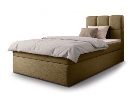 MASSIMO boxspring ágy 90x200 kárpitozott fejtámlával