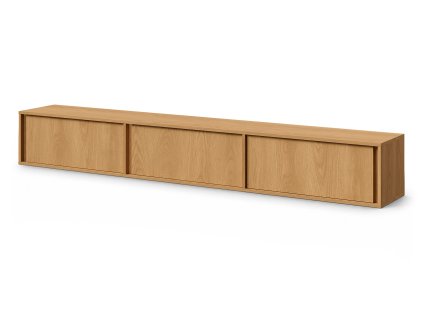 VELOR falra szerelhető TV-állvány - caramel tölgy