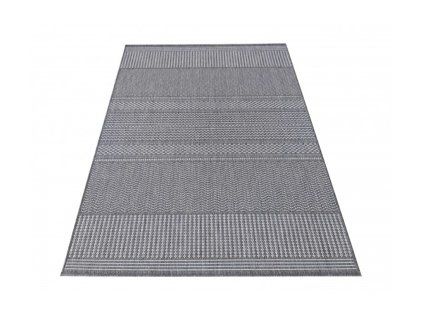 ZARA 12 Grey kétoldalas szőtt szőnyeg - szürke