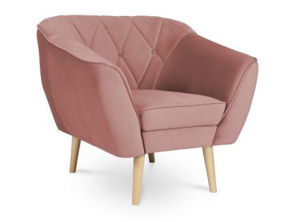 Rózsaszín Deana fotel