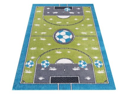 Színes futball pálya gyerekszőnyeg