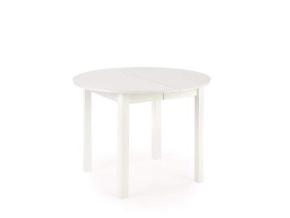 RINGO bővíthető kerek étkezőasztal 102-142x102 - fehér
