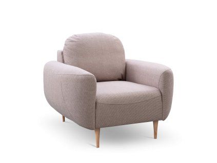 BOHO kárpitozott bézs fotel