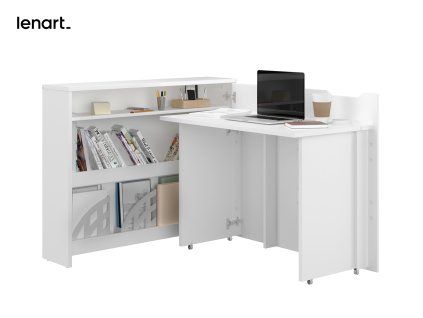 Lenart WORK CONCEPT íróasztal - fehér