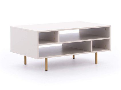 Bézs NUBIA NB-03 dohányzóasztal