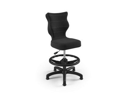 PETIT fekete gyerek ergonomikus forgószék