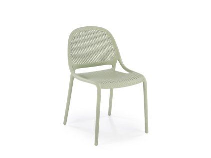 K532 modern zöld műanyag kerti szék