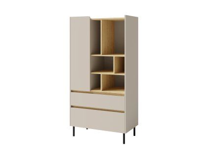 LUCA S6 polcos bézs komód
