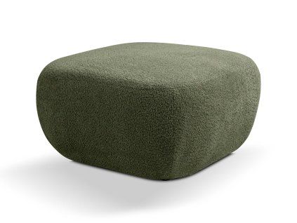 OLIO olivazöld  kárpitozott ottomán