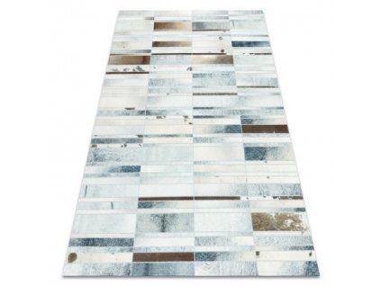 Szürke-bézs Patchwork szőnyeg