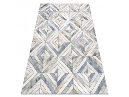 Szürke-bézs Patchwork szőnyeg
