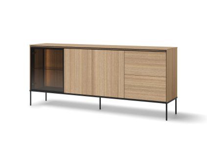 VISSO 1D2W2S széles komód LED világítással