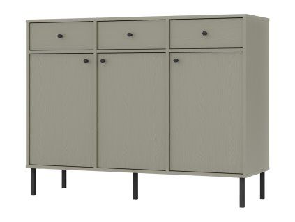 SERENA II 827 zöld háromajtós komód