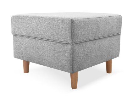 LOFT világosszürke kárpitozott lábtartó