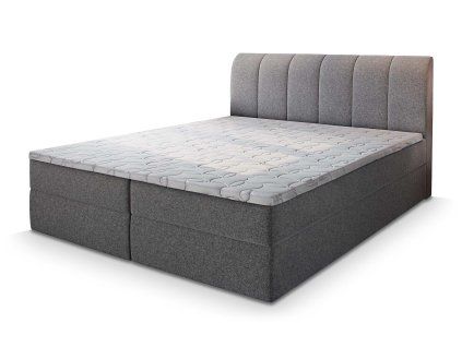 CEVANO szürke boxspring ágy 160x200