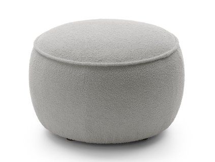 MOLLY szürke kárpitozott puff