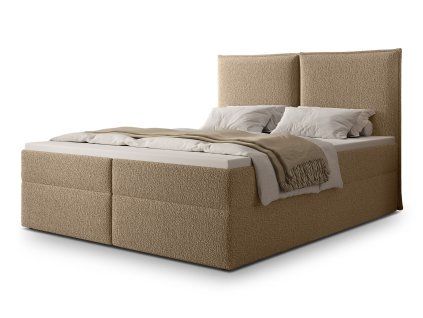 Seleno 120x200 bézs boxspring ágy
