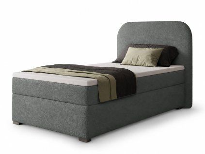 Szürke boxspring ágy Gavin
