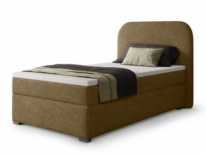 Barna boxspring ágy Gavin