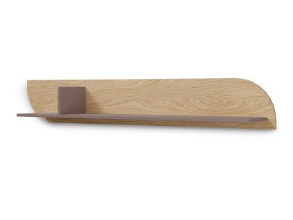 Carmen fali polc - 150 cm - tölgy/toffee