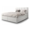 MASSIMO 160x200 kárpitozott boxspring franciaágy - fehér