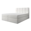 MASSIMO kárpitozott boxspring ágy 180x200 - fehér
