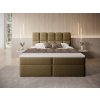 MASSIMO kárpitozott boxspring ágy 140x200 - barna