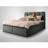 MASSIMO boxspring egyszemélyes ágy 120x200 - szürke