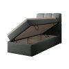MASSIMO boxspring ágy 90x200 kárpitozott fejtámlával