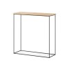Konzolový stolík Misan čierna/dub lancelot