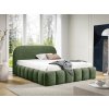 BELLUNO zöld franciaágy 180x200 a hálószobában