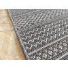 ZARA 12 Grey kétoldalas szőtt szőnyeg - szürke
