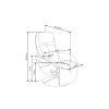 OPTIMA relax fotel – fekete