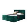 PAROS Lux kárpitozott boxspring ágy fedőmatraccal - zöld Kronos