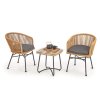 Rattan kerti fotel K400