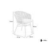 Rattan kerti fotel K400