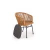 Rattan kerti fotel K400