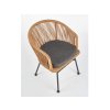 Rattan kerti fotel K400