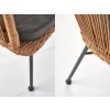 Rattan kerti fotel K400