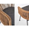 Rattan kerti fotel K400