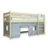 BUNKIE tömör fa gyerek galériaágy 90x200 - borovi