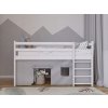 BUNKIE tömör fa gyerek galériaágy 90x200 - fehér