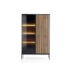 SENTO WTSZ104 magas fekete vitrin