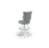 PETIT fehér-szürke ergonomikusan formázott gyerek forgószék