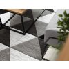 Fekete-fehér geometrikus TRIANGELL szőnyeg