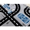 Szürke STREETS közlekedési szőnyeg