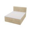 MAGIC bézs kárpitozott boxspring ágy