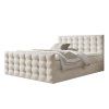 CALVANI krémszínű boxspring fanciaágy