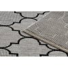Szürke-fekete Sizal Floorlux szőnyeg