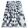 Szürke-fehér Patchwork szőnyeg